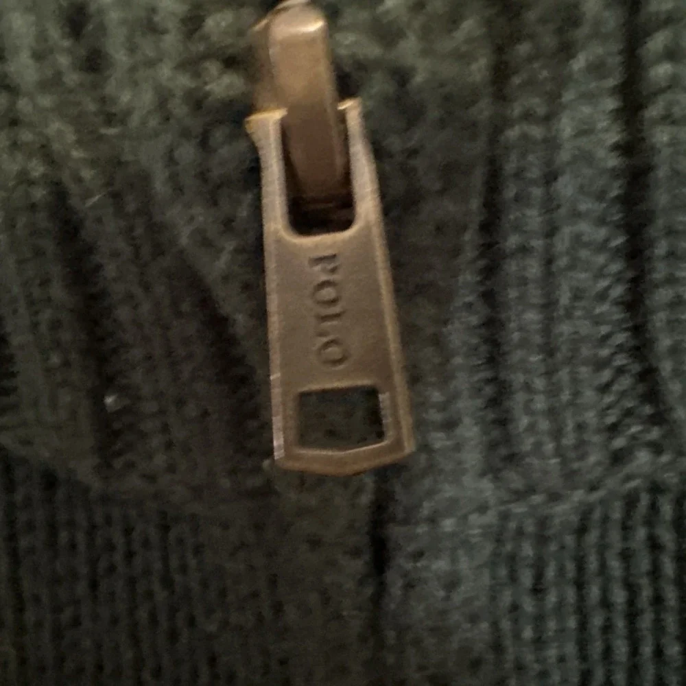 Polo Ralph Lauren Dark Green Cardigan With Zip Size 24 Months